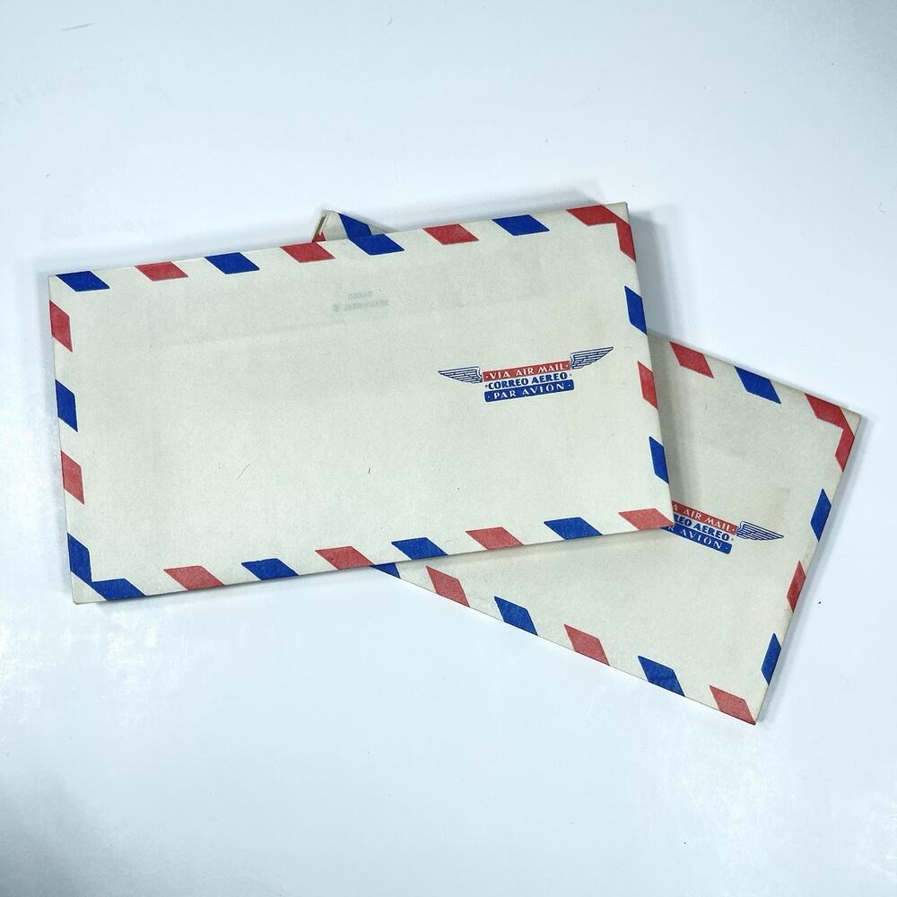 Air Mail envelopes - Vintage 1950's -1960’s Lot of 14 Plus Extras New